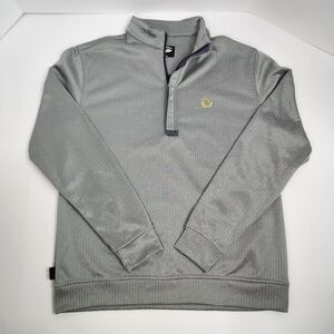 Straight Down Golf Gray Quarter Zip Pullover Men's Medium